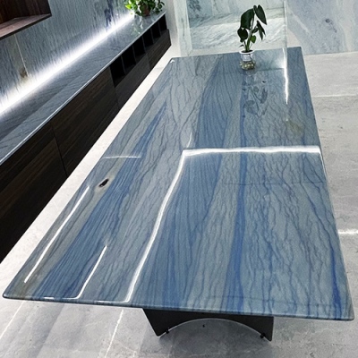 高级感餐厅 | 格兰云天-天然石英石餐桌